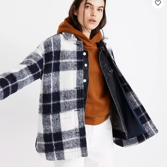 Madewell Jackets & Blazers - LIKE NEW Madewell Walton Shirt-Jacket Shacket in Colleton Plaid